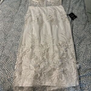 White lulus midi Dress